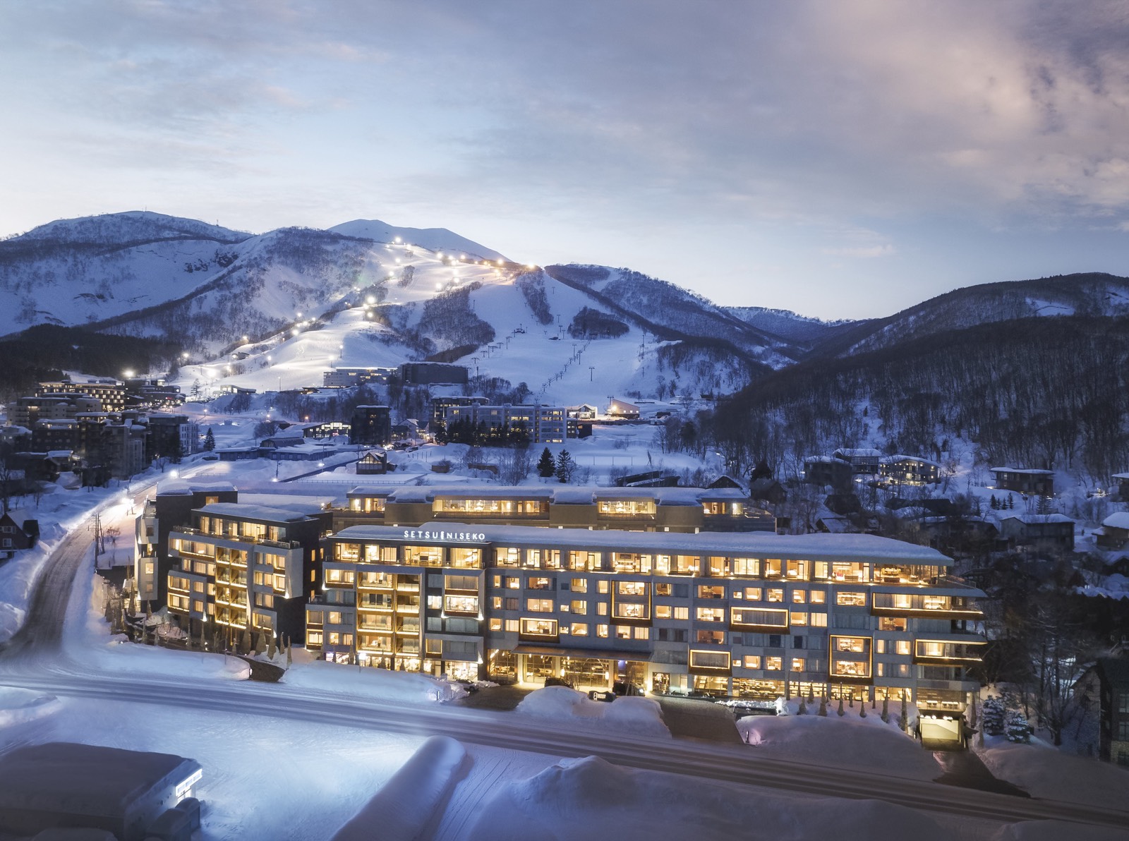 Niseko at dusk