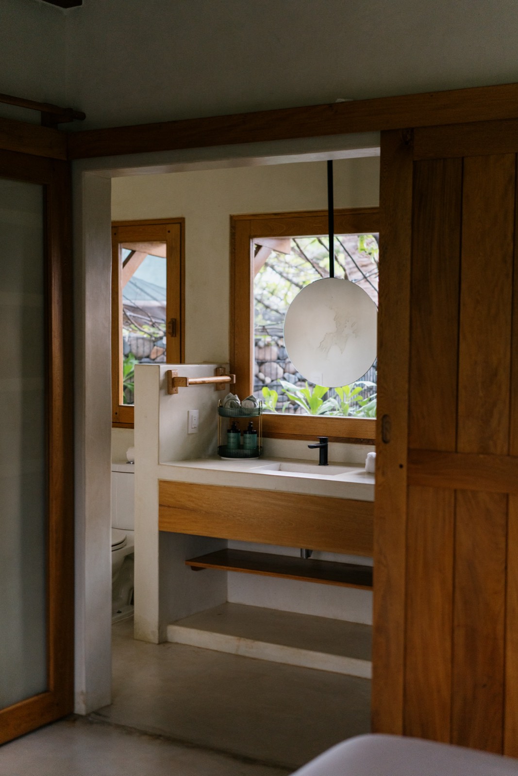 Bathroom with a view